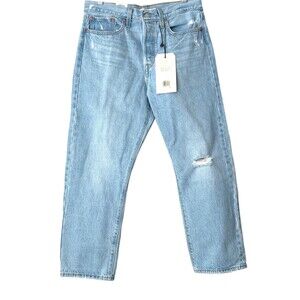 Levi’s Premium Wedgie Button Fly Straight Leg Jeans Blue 30